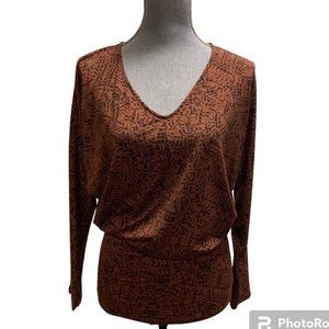 Garnet Hill NWOT Zuri comfort knit top TENCEL lyocell/elastin Machine wash XS
